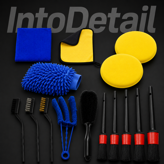 Kit de detailing para coche 15 piezas IntoDetail™